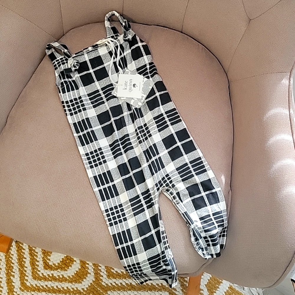 NWT Kate Quinn Tie Overall Jumpsuit